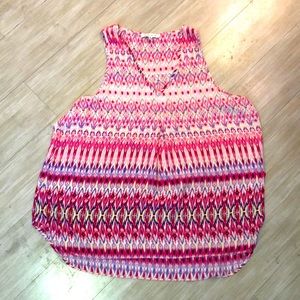 💖 Rose and Olive sleeveless blouse